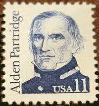 ASCGB - American Stamp Club of Great Britain club Alden Partridge stamp