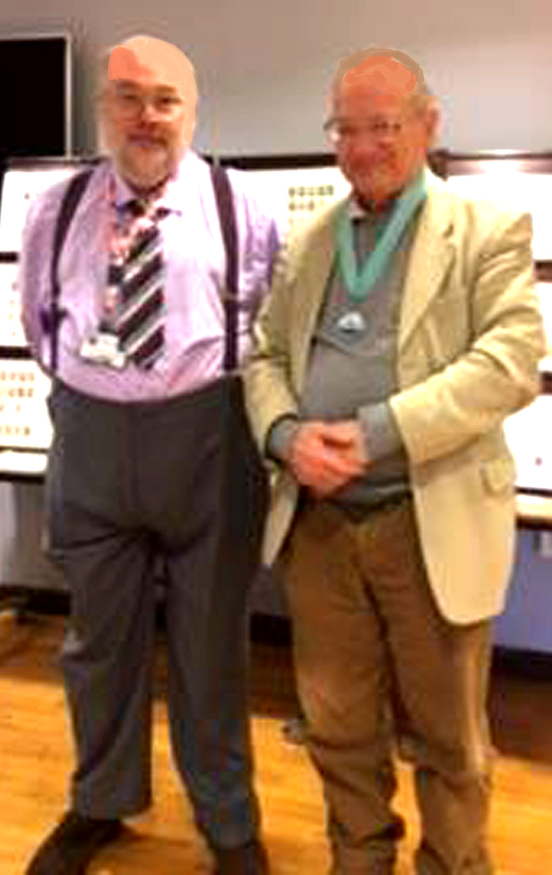 ASCGB - 2017 Convention at Leeds showing Nigel Harpham (Left), our Secretary at the time, and our President, Michael Goodman